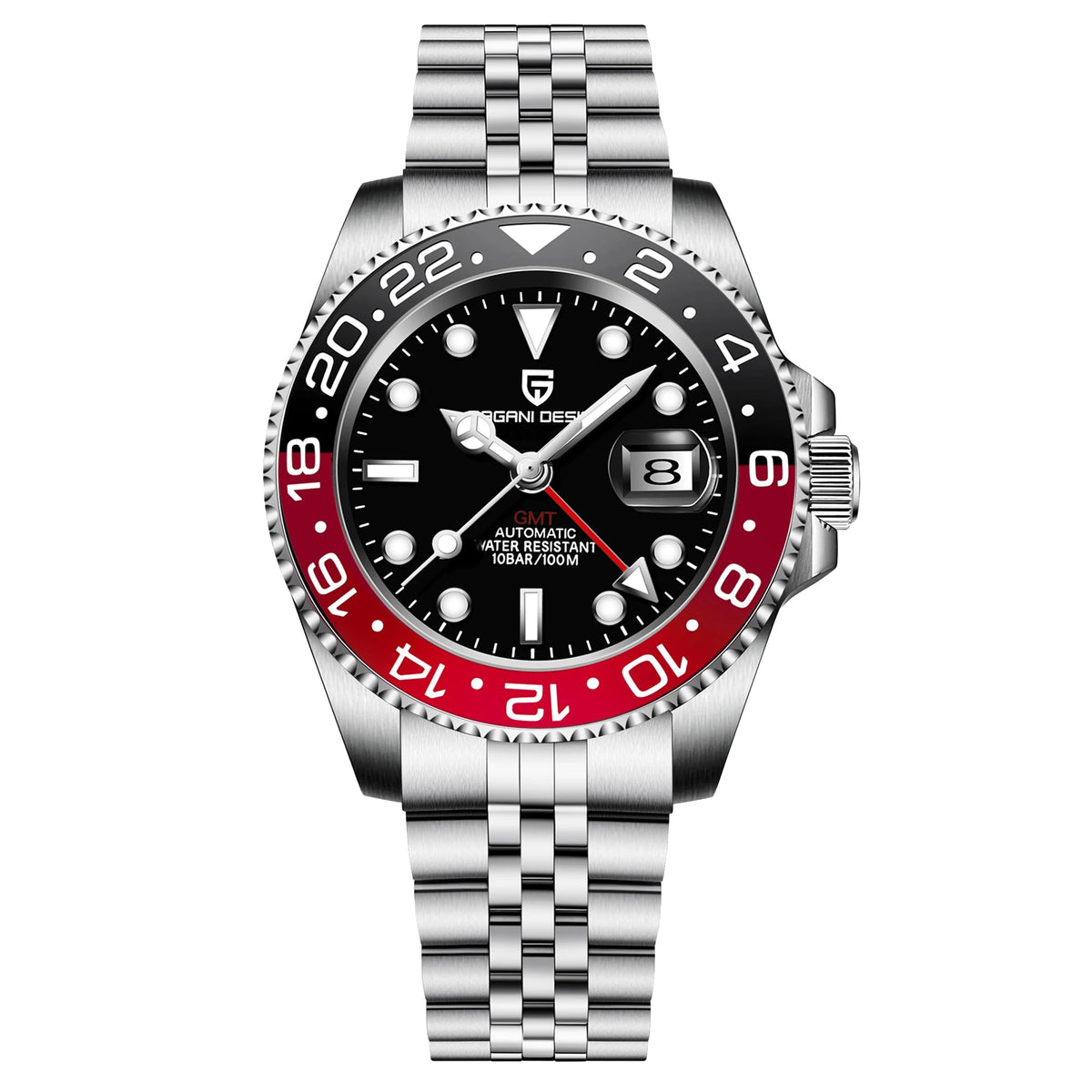 Relógio Masculino Automático GMT Date