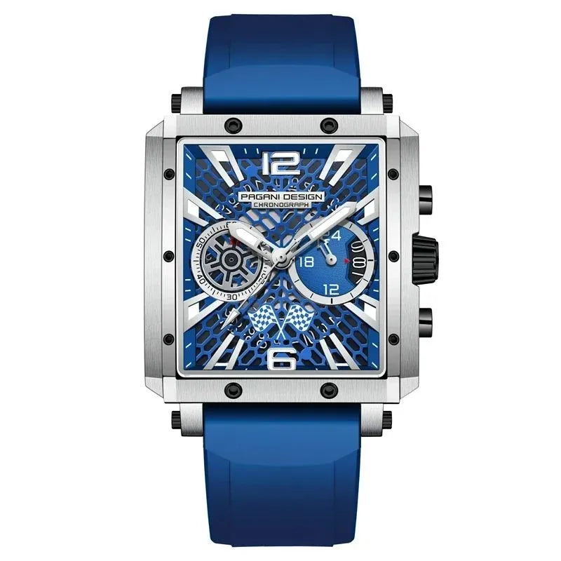Relógio Cronógrafo Azul Monakos