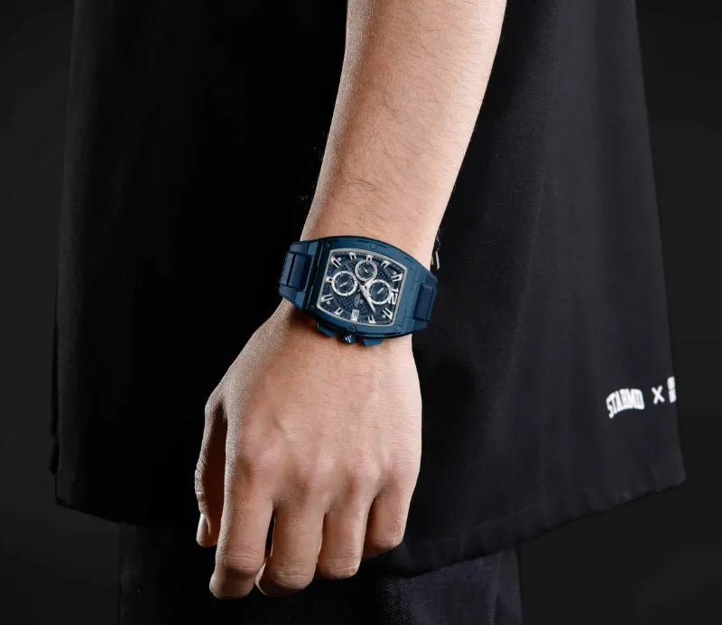 Relógio Masculino Cronógrafo Azul Force Air