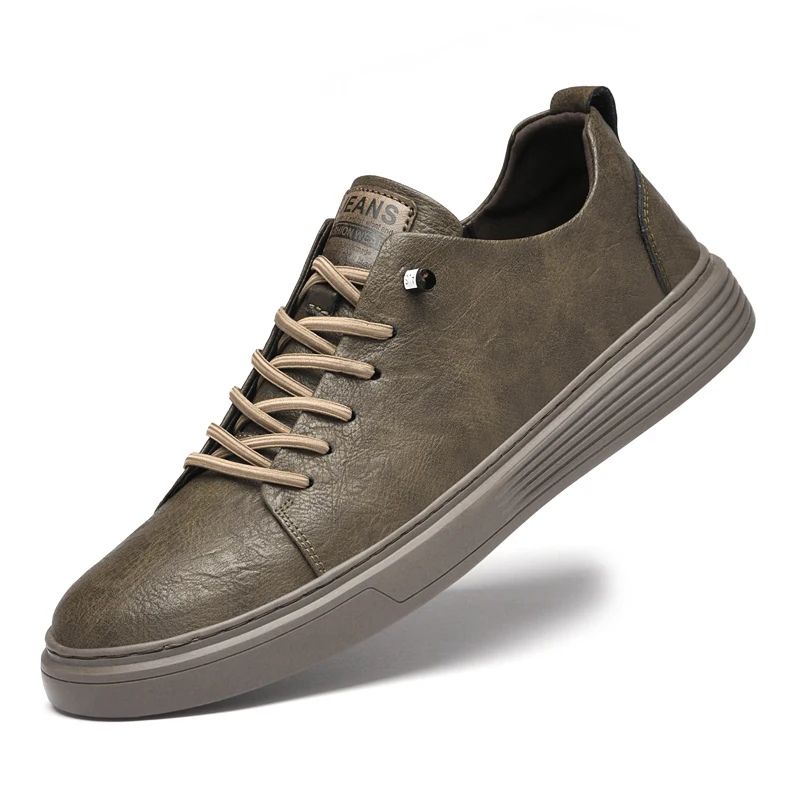Sapato Masculino Casual Valenteo Belluno Cáqui