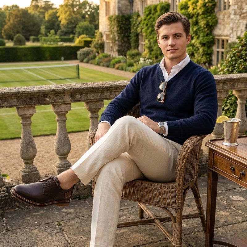 Sapato Masculino Casual Marrom
