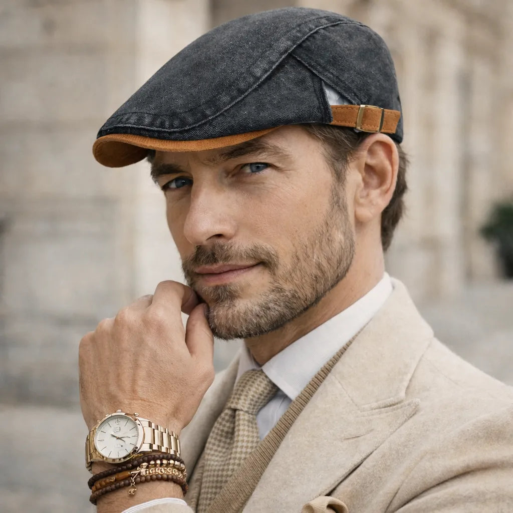 boina de algodão estilo italiano para verão