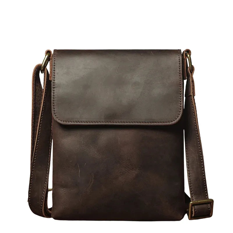 shoulder bag masculina couro legítimo valenteo santorini
