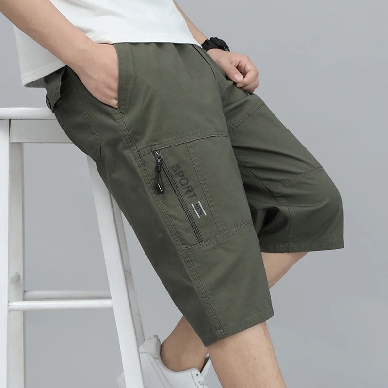 Bermuda Masculina Cargo Valenteo Monticello Zíper e Bolsos