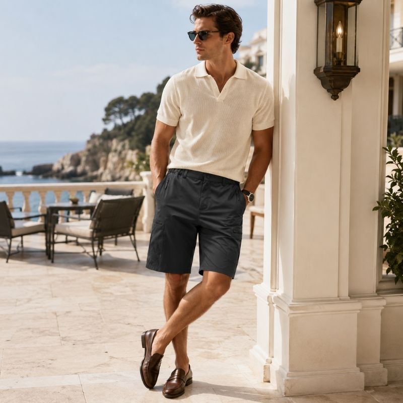 Bermuda Masculina Cargo Valenteo 