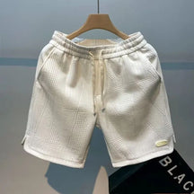 Bermuda Masculina Moletom Valenteo Wentford Off White Branco
