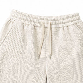 Bermuda Masculina Moletom Valenteo Wentford Off white