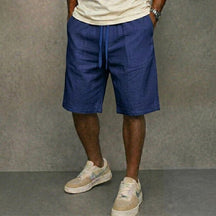 Bermuda Masculina Social Valenteo Costiera Azul