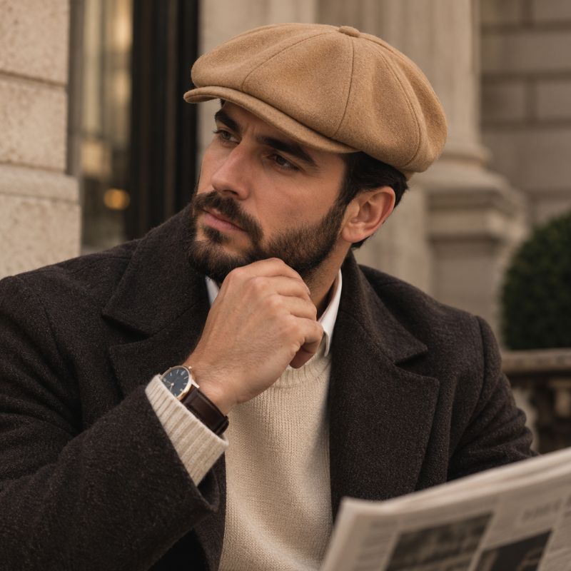 Boina Masculina Italiana Valenteo Cardini Peaky Blinders