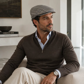 Boina Masculina Xadrez Valenteo Bedford