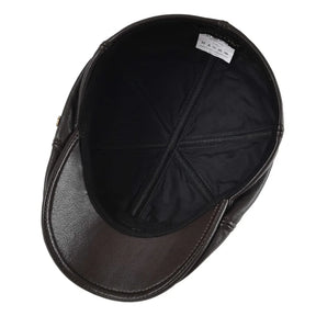Boina premium masculina em couro
