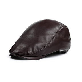 Boina Masculina em Couro Valenteo Aspen