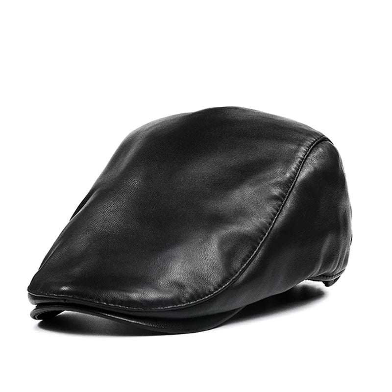 Boina Masculina em Couro Valenteo Aspen