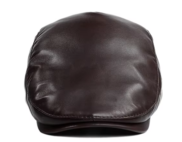 Boina Masculina em Couro Valenteo Aspen
