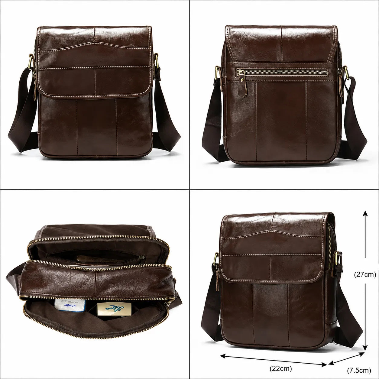Bolsa Shoulder Bag Valenteo Capri Marrom Siena