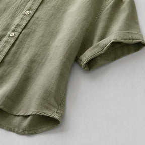 Camisa Masculina Linho Manga