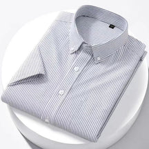 Camisa Masculina Manga Curta Valenteo Leonzio Cinza