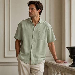Camisa Masculina Manga Curta Valenteo Rivabella Modelo