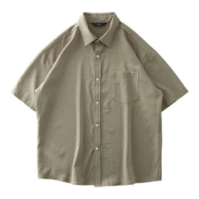 Camisa Masculina Manga Curta Valenteo Rivabella Marrom