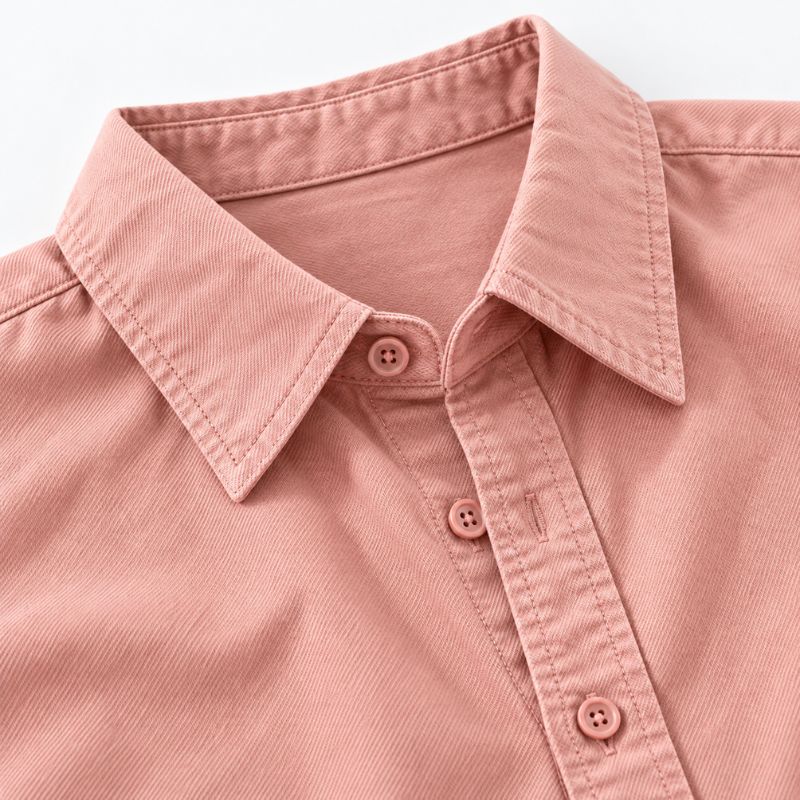 Camisa Masculina Manga Longa em Algodão Valenteo Valmonti Gola