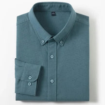 Camisa Masculina Social Oxford Valenteo Castellani Verde