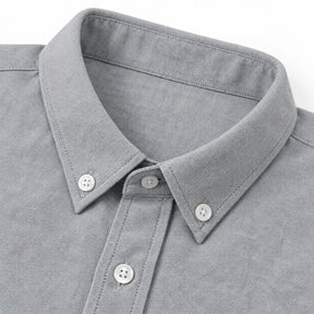 Camisa Masculina Social Oxford Valenteo Gola 