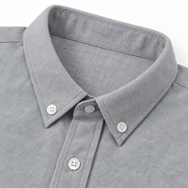 Camisa Masculina Social Oxford Valenteo Gola 