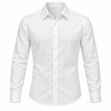 Camisa Masculina Social em Linho e Algodão Valenteo Bellano Branco