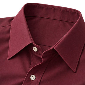 Camisa Masculina Social em Linho e Algodão Gola