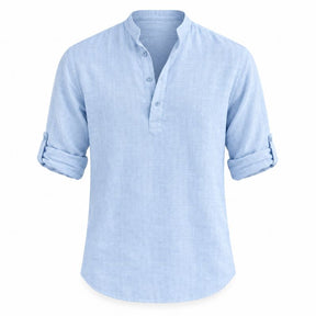 Camisa Masculina em Algodão e Linho Valenteo Biancardi