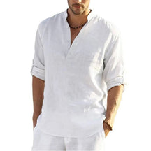 Camisa Masculina em Algodão e Linho Valenteo Biancardi Casual