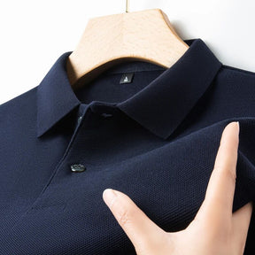 Camiseta Gola Polo Algodão Valenteo Alverio Azul Marinho