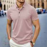 Gola Polo Masculina Poliéster Valenteo Montavio Rosa