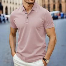 Gola Polo Masculina Poliéster Valenteo Montavio Rosa