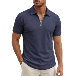 Camiseta Gola Polo Poliester Valenteo Serenzo Azul