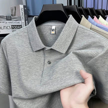 Camiseta Gola Polo Valenteo Bellestro Cinza Claro