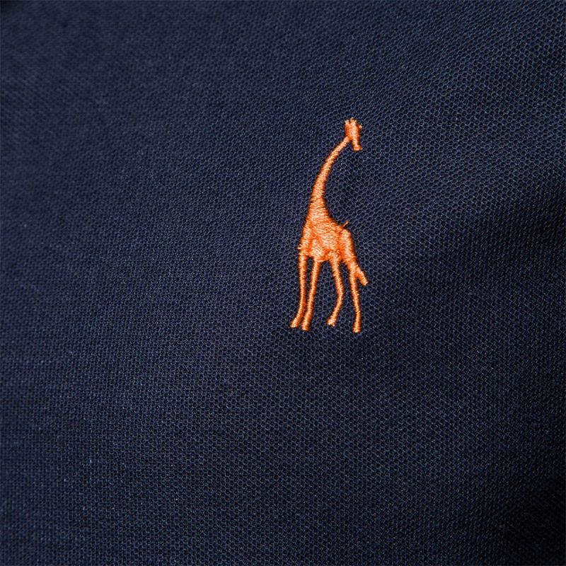 Camiseta Gola Polo Valenteo Caldieri Azul Marinho
