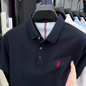 Camiseta Gola Polo Valenteo Raviero Preto
