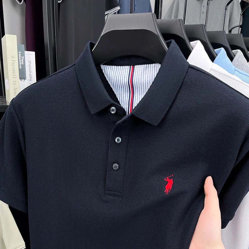 Camiseta Gola Polo Valenteo Raviero Preto