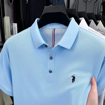 Camiseta Gola Polo Valenteo Raviero Azul Claro