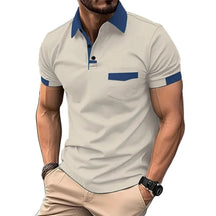 Camiseta Gola Polo Valenteo Valdora Cinza Azul