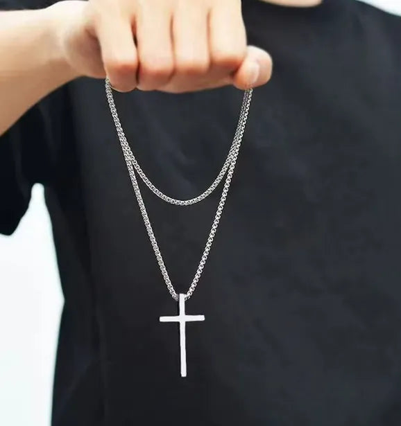 Corrente Masculina Valenteo Silver Cross