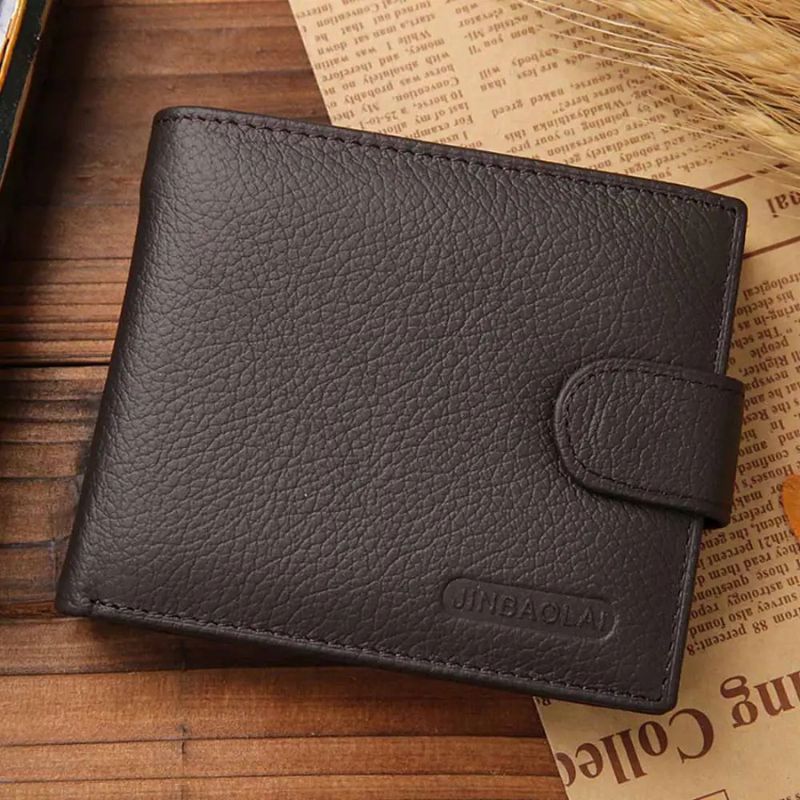 Carteira Masculina em Couro Legitimo Valenteo Ravelli Marrom