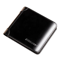 Carteira Masculina em Couro Valenteo Venturo Preto
