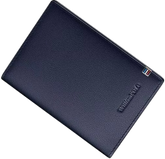 Carteira masculina Porta-cartões Valenteo em Couro Azul