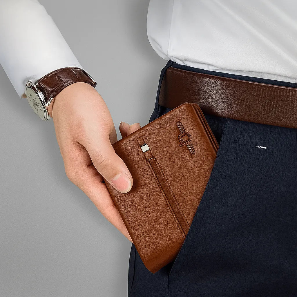 Carteira Masculina em Couro Valenteo Aven