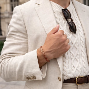 Pulseira Masculina Valenteo Hammered