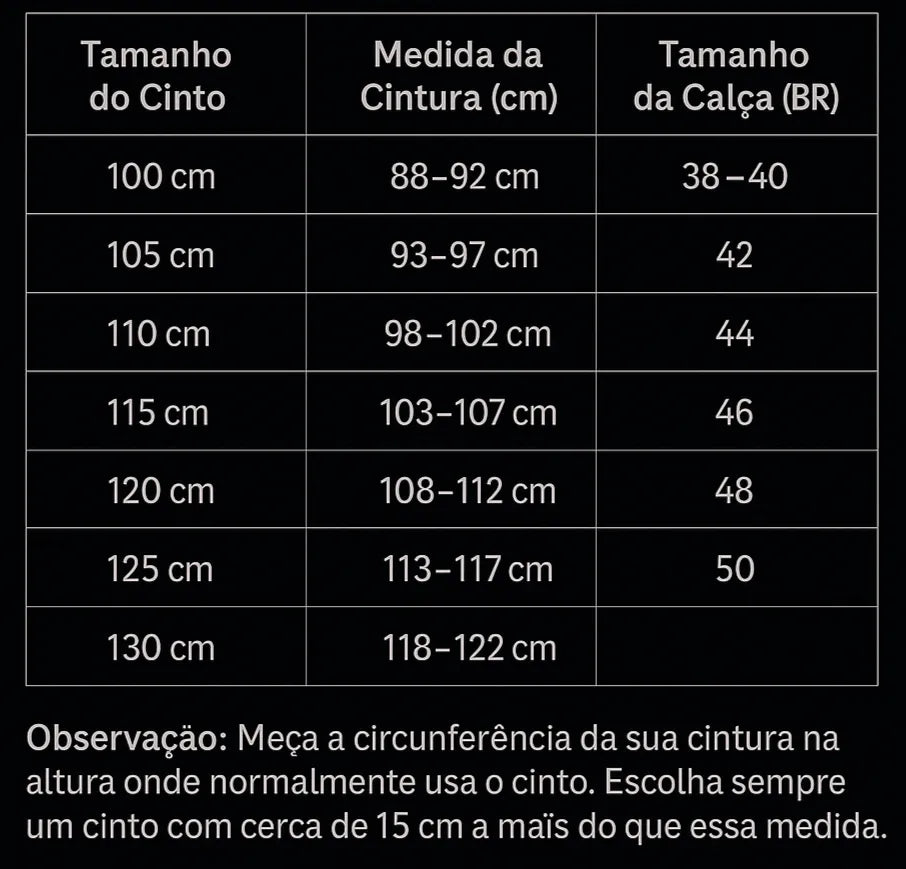 Cinto Masculino Valenteo Torven