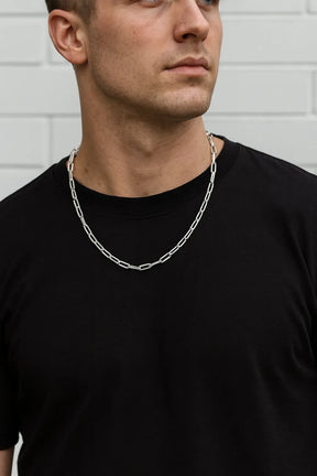 Corrente Masculina Valenteo Argent Prata