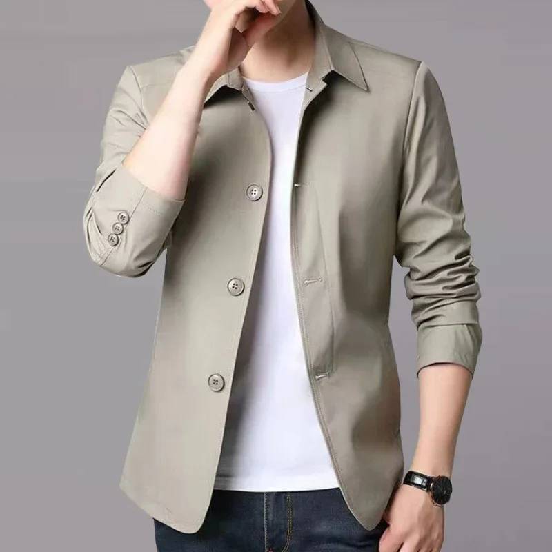 Jaqueta Masculina Estilo Blazer Valenteo Bege